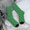 Chaussettes masculines St Patricks Day Shamrock Products Ice Hockey Male Mens Femmes Summer Stockings Polyester