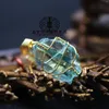 Wedding Rings Natural Crystal Stone Irregular Wire Wrap Women Men Healing Amethysts Fluorite Gold-color Resizable Quartz Ring