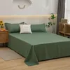 Lençóis de luxo lençóis macios de algodão confortável lençóis de cor sólida lençóis single rainha king size cama de cama de alta qualidade 240418
