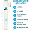 Full Body Massager Vibrating Massace Stick USB Recharceable Portable Magic Wand Massager Shoulder Neck Boby And Back Massager Relieve Fatigue Tool 240407