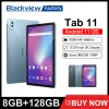 Pads Blackview Tab 11 8gb+128gb tablet 10.36 inch 2000x1200 2k عرض Octa Core Android 11 Widevine 6580mah PC Dual WiFi