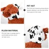 Cat Costumes Decorations Pet Dog Cow Transformation Hat Santa Claus Costume Plush Cosplay Sponge