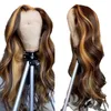 2024 Hoogwaardige bruin centrum Afscheiding Lange pruiken Hot Sale Black groot golvend haar voor zwarte vrouwen Groothandel Europe AMUREAMA MADE LAATS ROSE NET Long Curly Wig