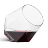 Tumblers 360ml de vinho de vinhos Ferramentas de bebida transparentes de casamento coquetel copo de vidro de champanhe caneca de caneca de café