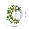 Decorative Flowers Easter Door Wreaths Beautiful And Lovely Decorations Outdoor Welcome Sign Multifunctional Garden