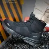 Stövlar 2023 Högstoppmän arbetar säkerhetsstövlar Antismash Work Sneakers Safety Shoes Men oförstörbara arbetsstövlar