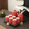 Teaware sets keramische luxe theeset Japanse reishandgemaakte draagbare porseleinen ceremonie Teteras huishoudelijke producten 50