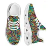 Casual Shoes InstantArts Luxury Bohemian Paisley Sneakers Women Walking Woman Lightweight Tennis Ladies Fashion Vulkanized