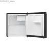 Freezer Haoyunma 1,6 kubieke voet enkele deur mini -koelkast zwarte mini -koelkast Y240407