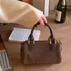 Mesdames Automn Evening Boston Sacs Hiver Handbag en peluche polyvalente One épaule Diagonale Straddle Small Bag Pillow