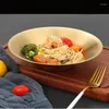 Plates 2PCS Creative Stainless Steel Salad Ramen Noodles Bowl Korean Tableware Soup Fruit Golden Bowls Single Layer Kitchen Utensils