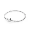 Bangle LR atacado Pan Dainty 925 STERLING SLATA ORIGINAL BRACELES ORIGINAL MENINAS BANGALHAS PARA JOIXAS FAZENDO DE JOIXAS