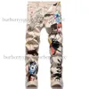 Designer Jeans Hip-hop High Street Fashion Men's Jean Retro Torn Fold Ing Men Design Motorcycle Regular Fit Riding Slim Pants