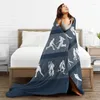 Blankets Field Hockey Blanket Soft Warm Flannel Throw Bedspread For Bed Living Room Picnic Travel Home Couch