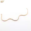 Trendy 10K Gold Tennis 2Mm Hpht Lab Grown Diamond Bracelet For Women