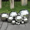 Oogverblindende gigantische outdoor Silvery opblaasbare spiegelbal voor disco -feestdecoratie 50 cm 2,5 meter opblaasbare spiegelbollen met luchtpompvrij schip