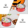 Opslagflessen Tijnplaat Kruid potpot Jars Candy met dekselcontainers Cookie Tins Metal Organizer Brood