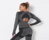 Designer Yoga Sportwear Rastreeiros de fitness 2pcs usam leggings de duas peças para roupas ao ar livre de roupas esportivas de roupas de calca