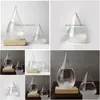 Arts And Crafts Weather Forecast Crystal Tempo 17.5X8Cm Drops Water Shape Storm Glass Predictor Bottle Christmas Craft Gifts Lin4710 Dhwkq