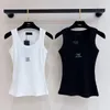 Womens Camisole T Shirt Designer Knit Singlet Vest Sexy Summer Cool Casual Street Style Vest White Black Knit Tank Top