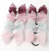 Kids Girls Shiny Love Heart Mesh Bow Hairclips Hair Ropes Baby Lace Bowknot Barrettes Hairpins Hairbands Children Hair Accessories4363050
