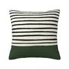 Pillow Forest Green X Stripes Throw Covers For Sofas Christmas S Decorative Sofa Pillowcases Bed