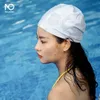 Elastic Adults Swimming Caps Men Women Long Hair Waterproof Swim Pool Cap Ear Protect Large Natacion Badmuts Silicone Diving Hat 240403