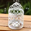 Candele 1pc Nordic Iron Hollow Bird Cage Tipo Candtrestick Creative Home Decoration European Wedding Props Cups Cupone Cupone