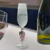 Copo de vidro de vidro de vidro Drinkware único de capa longa com cafeter martini para presentes em casa para presentes em casa Bars de uso em casa Mulheres