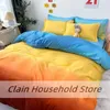 Bedding Sets Evich Set Sunset Gradient Fashion High Quality 3 Piece Quilt Cover Pillowcase Multi Size In Season Bedroom Homeware