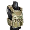 1000D Nylon FS Style Strandhogg laser cutting quick release tactical vest with double layer triple magazine pouch 240403