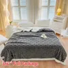 Koce miękki aksamitny styl zimowy ciepły koc na łóżko sztuczny jagnięcy kaszmirowa waga wygodna kołdra kołdry ciepła
