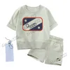 В Stock Designer Brand Baby Kids Clothing Boys Роскошная коротка с короткими рукавами