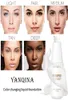 Yanqina 30 ml Couleur Changer Correcteur Foundation liquide Base Matte Long Wear Contrôle d'huile Fondations crème Femmes Femmes MAKEUP7502472