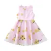 Baby Girl Dress Summer Children 2 3 4 To 12 Years Old Party Fashion Lace Mesh Princess Dresses Kids Clothes Flower Casual 240325