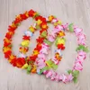 Dekorative Blumen 6 Stcs Strand Halsketten Hawaii Kleidung Luau Garland Hawaiian Leis Bankett