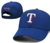 2024 "Rangers" Baseball Snapback Sun Caps Champions Champions World Series Men Women Football Chapeaux Snapback Strapback Hip Hop Sports Hat Mélange de chapeau A0