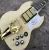 Custom Limited Jazz SG Electric Guitar Gold HardwareLarge Rocker Cream6534496
