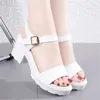 Slippers Block Heels Sling Back Chinese Style Shoes Women Summer Sandals Luxury Woman Flip Flops Sneakers Sport