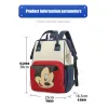 Álbums Bolsa de maternidade de mouse para Baby Nappy Bag Organizador de grande capacidade Viagem à prova d'água mamã