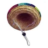 Odzież dla psa słodka szczeniak słomy tkanin hat hat cap meksykański sombrero zwierzę domowe