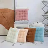 Pillow Winter Ins Style Solid Color Sofa Plush Student Chair Thickened Soft Car Seat Raised Pillows Decor Home