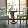 Couvercles de chaise Flamingo Tropical Plante Couvre de fleurs de cuisine Stretch Stretch Spandex Soutr Sabver pour le banquet Party