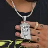 Christian Hip Hop Jewelry Pass Diamond Tester Bling 925 Silver Iced Out Gra Vvs Moisanite Jésus Christ Pendant pour Chain Men