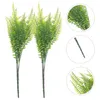 Fleurs décoratives 4 pcs simulées d'herbe persane fausses plantes artificielles pour décoration intérieure Ultraviolet Light Maison