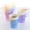 Tabelmatten 10 PCS Coffee Mugs Paper Cup Holder Base Rattan Multifunctioneel draagbaar kantoor