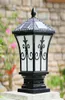 Solar Post Lights Outdoor Post Lighting Landscaping Solar LED Garden Lamp Post Lamps Varma Vit kall vit färg Ljussensor Func9958465