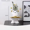 芸術と工芸品クリエイティブセラミック暴力的なベアの花瓶の装飾品デスクトップデコレーションフラワー漫画動物ホームデコレーションL2447