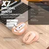 MICE X7 Wireless Maus 2,4 g Bluetooth -Maus mit Batterieanzeige aufladen 5 einstellbare DPI für Windows Android Mac Y240407 geeignet