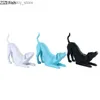 アートアンドクラフツ樹脂工芸品シミュレーション動物のユーメトリーアブストラクトモダンホームデコレーションアニマルクラフト子犬の装飾品ホームアクセサリーズル2447